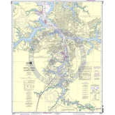 NOAA Nautical Chart 12253: Norfolk Harbor and Elizabeth River